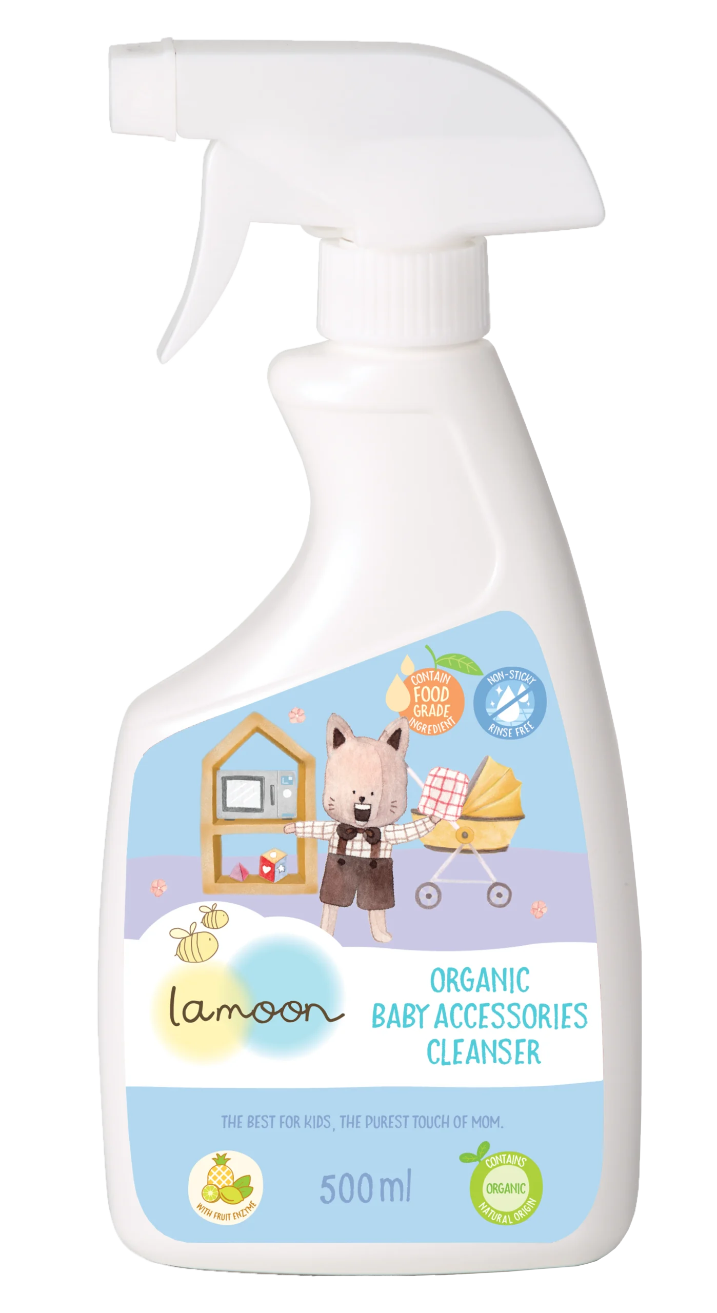 لامون – منظف عضوي لإكسسوارات الأطفال 500 مل