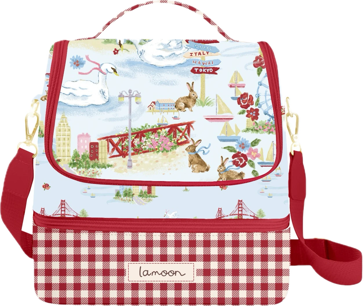 حقيبة حفظ الحرارة - مدينة الحب - لامون